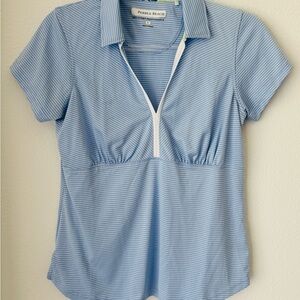 Pebble Beach Dry Luxe short sleeve golf pickleball Polo Top